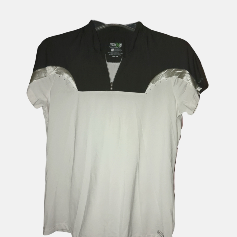 IZOD Short Sleeve Golf Shirt Size L